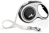 flexi Comfort L Tape 5 m black retractable dog leash up to 60 kg