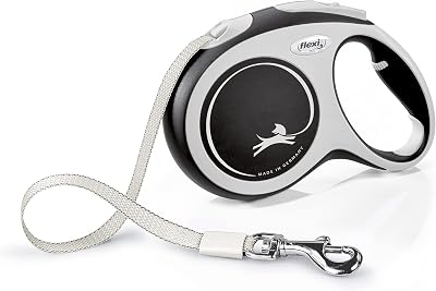 flexi Comfort L Tape 5 m black retractable dog leash up to 60 kg