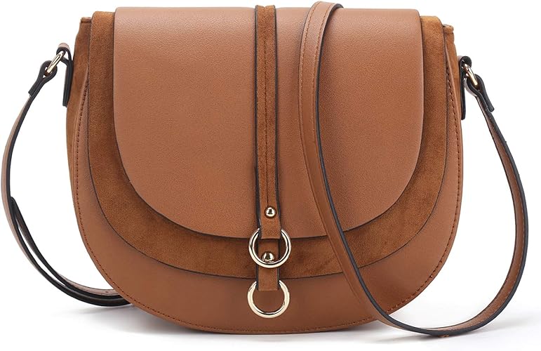 Women Crossbody Bag Saddle Shoulder Bag Small Satchel Purse