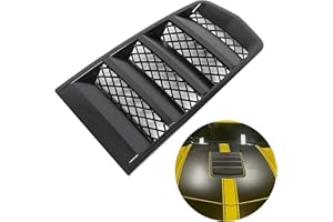 7BLACKSMITHS Front Hood Scoop Vents Grille Compatible with 2014-2015 Chevy Chevrolet Camaro Replacement for 22828242