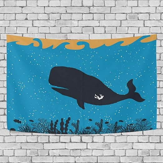 Amazon Com Hzvbengftz Hipster Wall Bible Story Jonah Whale Big