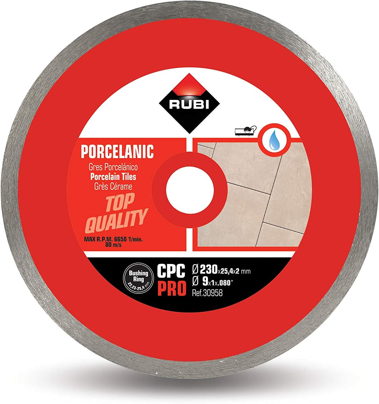 RUBI, Grey, 230 mm