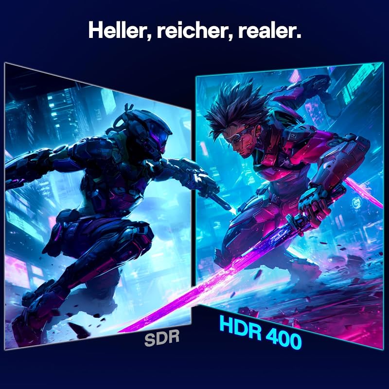 27 Zoll Gaming Monitor 240Hz(oc to 275hz) Fast IPS QHD 1440p 1ms HDR400