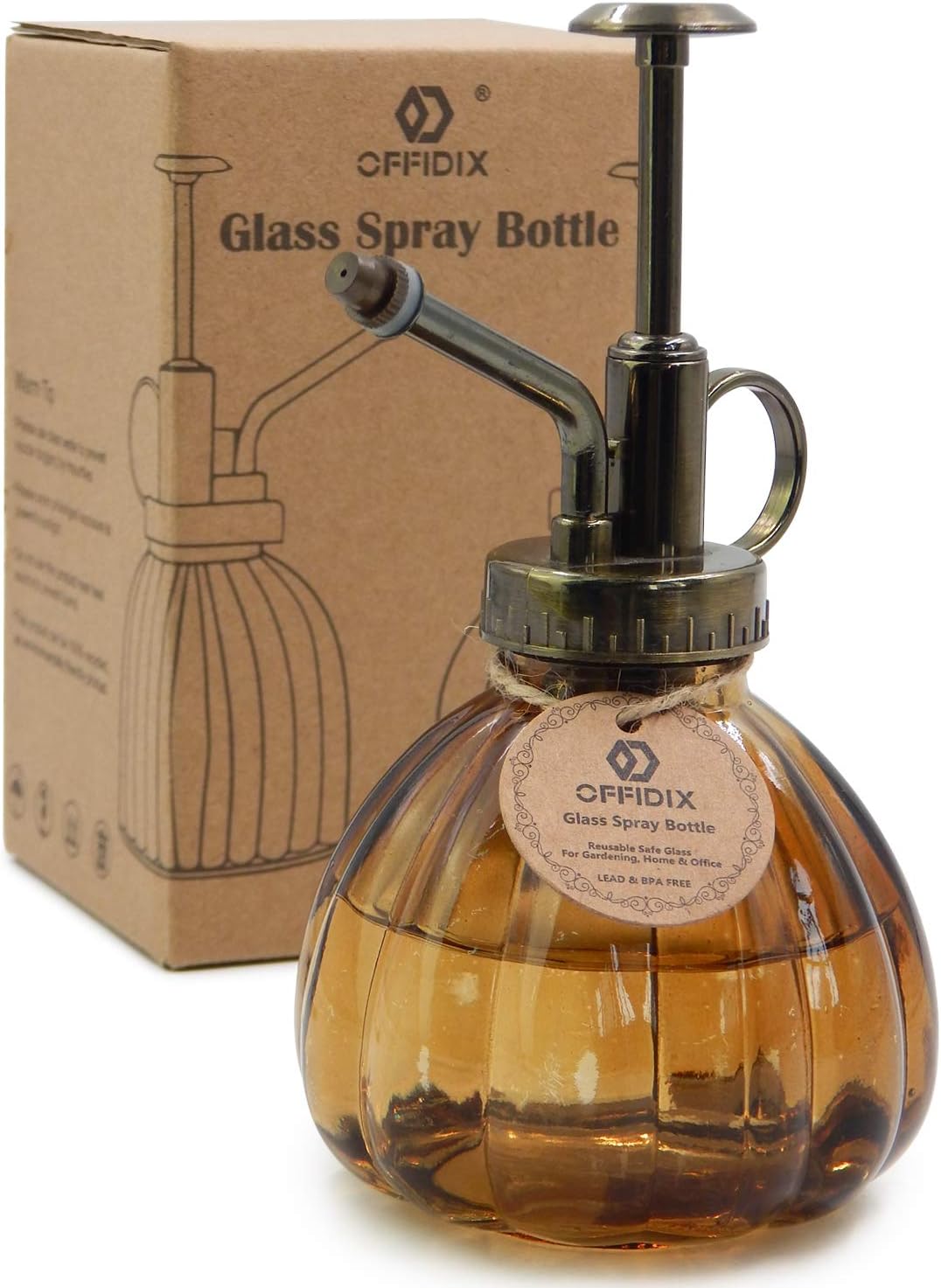 OFFIDIX Glass Watering Spray Bottle