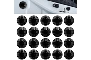 Anyhut 20 PCS Car Door Shock Absorber, Triple Cushioning & Noise Reduction Car Door Bumper Protector, Protect Doors & Reduce Noise, Universal Anti-Slam Buffer for Most Vehicles (Black)