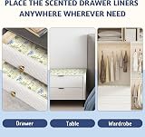 Linen Scented Drawer Liners - 6 Sheets for Wardrobe & Closet view 5