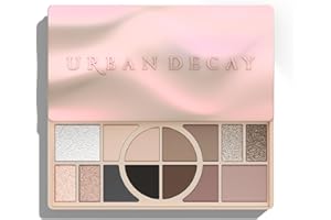 Urban Decay Naked Shaped Eyeshadow Palette - Multi-Use Neutral Eye & Face Palette, 14 Crease & Transfer-Resistant Shades, Up to 16HR Wear, Sculpting Creams, Defining Powders, Shimmer Highlighters