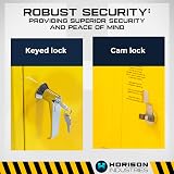Horison Industries COSHH Cabinet Yellow Fireproof Flammable Storage Cupboard view 6