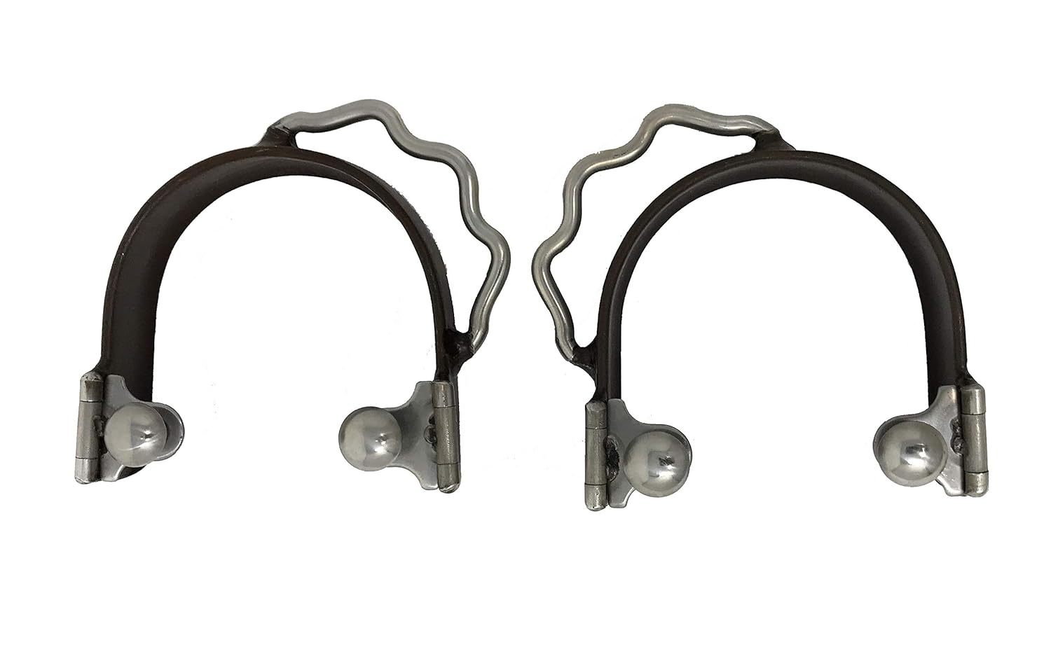 AJ Tack Wholesale Humane Sidewinder Horse Barrel Racing Bumper Spurs