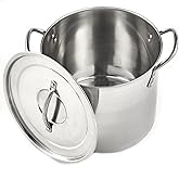 IMUSA USA Stainless Steel Stock Pot 20-Quart, Silver