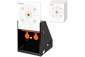 Highwild BB Trap Target (Airgun Only) with 10pcs 7" X 9" Paper Targets and 2 Spinner Targets