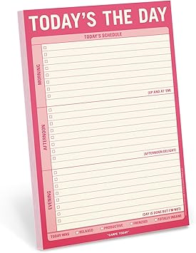 Knock Knock Today S The Day Pad To Do List Note Pad 6 X 9 Inches Knock Knock Amazon Co Uk Office Products
