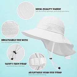 1-Pack Toddler Baby Sun Hat Kids Summer UPF 50+ for