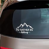 Sunset Graphics & Decals I'd Rather Be Hiking Decal Vinyl Car Sticker | Cars Trucks Vans Walls Laptop | White | 6 x 3.75 inches | SGD000023