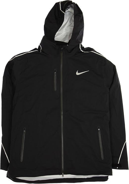 Nike Hypershield Light Jacket Men's Running Jacket, Black/Silver