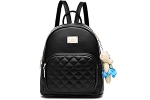 BAG WIZARD Leather Backpack Purse Satchel School Bags Casual Travel Daypacks for Womens