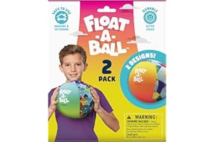 Chuckle & Roar - Float-a-Ball - Outdoor Active Play Fun - Safe and Durable - Multiple Sizes - Ages 3 and Up