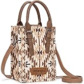 Wrangler Mini Handbags Purse for Girls and Women Cute Cow Print Crossbody Purse