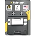 Holstery TapeMaster V2 | Clip-On Tape Measure Holder - Low-Profile Measuring Tape Holster for Your Belt, Tool Bags, Pockets, 