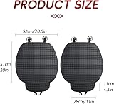 ZATOOTO Car Seat Cover 2pcs Universal Anti-Slip Breathable Comfort view 5