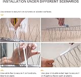 OFFO Bird Spikes with Stainless Steel Base 1.3m Coverage Pigeon Deterrent view 6