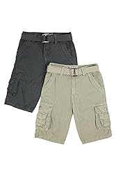 Raw X Boys Cargo Shorts 8-18 | 100% Cotton Belted