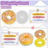 FUNSHOWCASE Taba Squishy Maker Kit Gel Donut Silicone Mould Pigment view 7