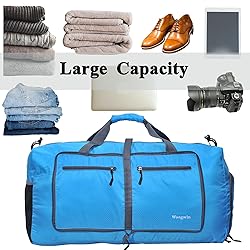 Woogwin Travel Duffel Bag Large Foldable Waterproof