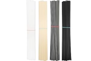 80pcs Plastic Welding Rods, 8 Inch Plastic Welding Kit, 4 Types of Welding Plastic PP/ABS/PE/PVC, Welding Strips, Welding Con