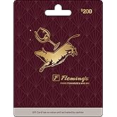 Flemings Prime Steakhouse & Wine Bar Restaurant Gift Card $200