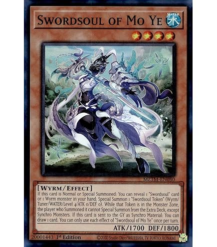 Amazon.com: Swordsoul of Mo Ye - BODE-EN003 - Secret Rare
