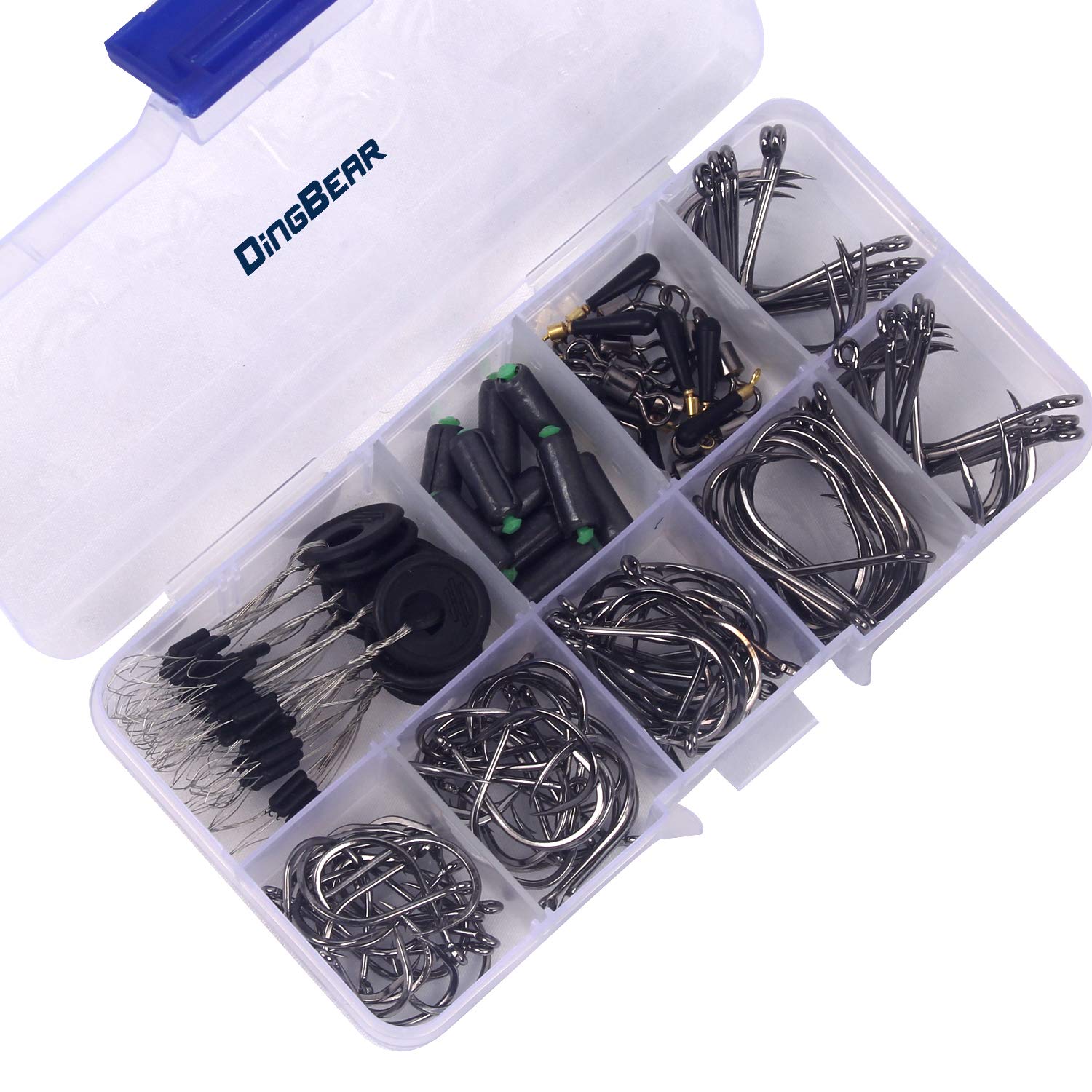 Dingbear 9 kinds of 140 pieces fishing accessories fishing combination fishing hook fish heavy ……
