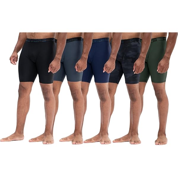 Lot De 3 Shorts De Compression Homme LNFINTDO - Séchage Rapide, Sport Et Course - Sous-vêtements Fonctionnels