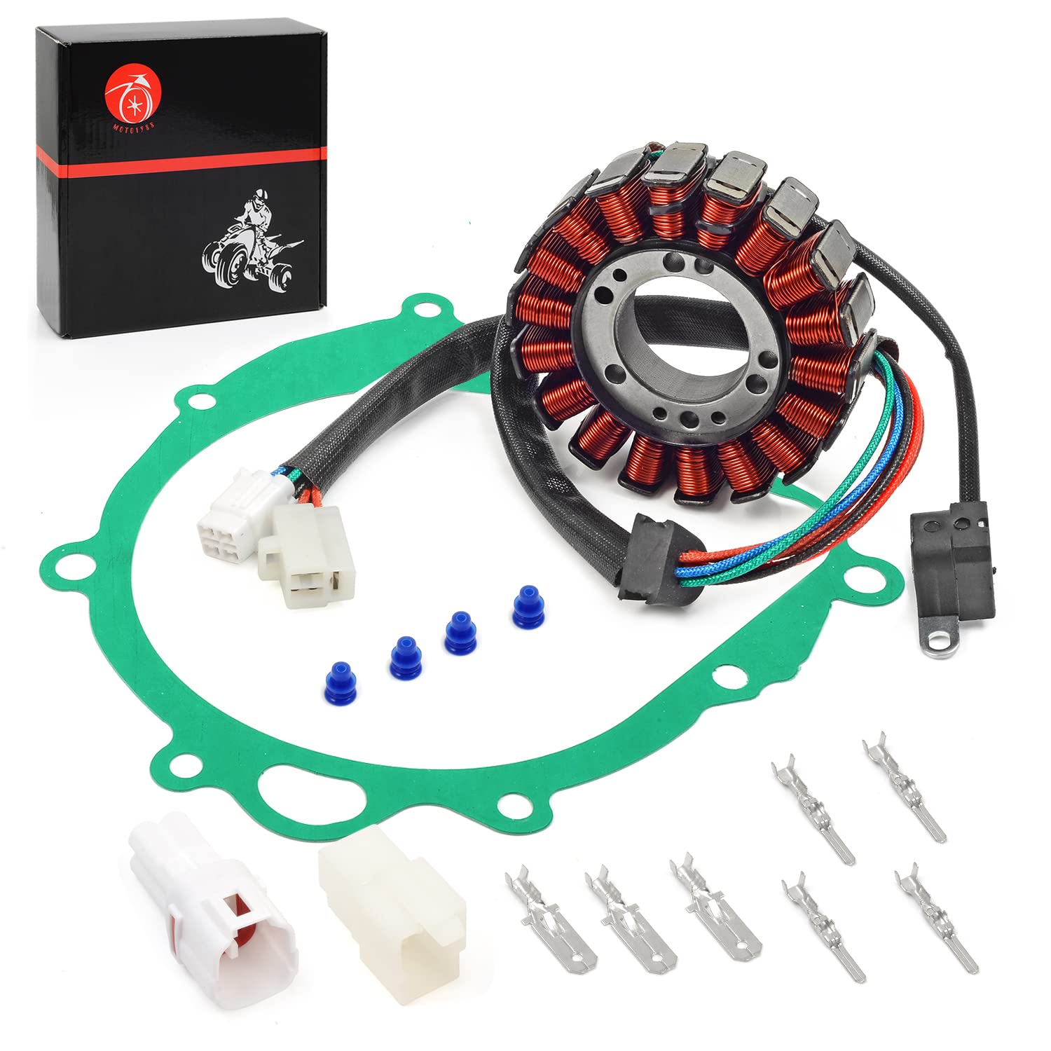 Photo 1 of Stator & Gasket Compatible with Suzuki QuadSport Z400 LTZ 400 KFX 400 2003 2004 2005 2006 2007 2008 32101-07G00