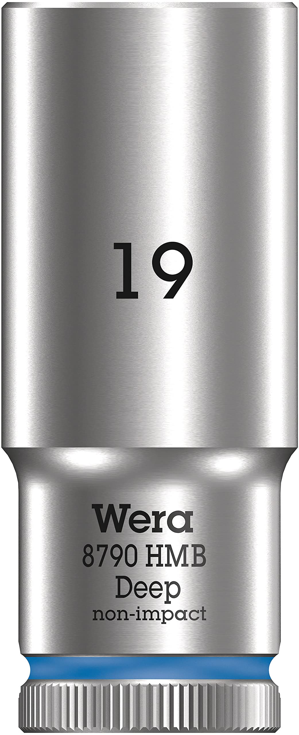 Wera 05004541001 8790 HMB Deep Socket, Blue, 19.0 mm