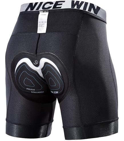 Men's Cycling Underwear Shorts 4D Padded with Anti-Slip Leg Grips
