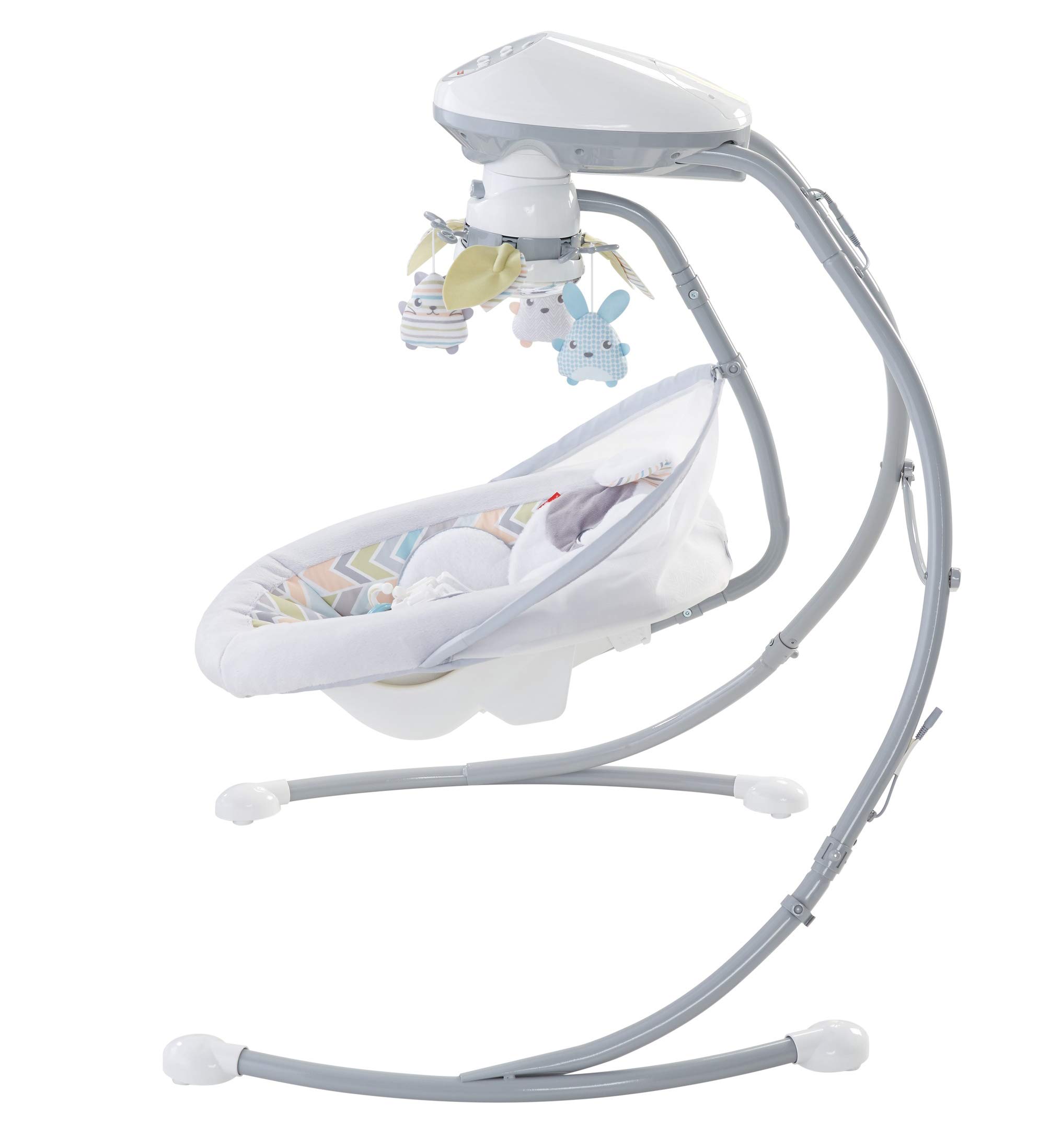 Fisher-Price Baby Swing, Sweet Snugapuppy Dual-Motion Infant Seat with Music Sounds & Motorized Mobile for Soothing Play Newborns 0+ Months