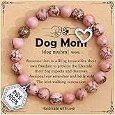 TONY & SANDY Dog Mom Bracelets - Unique Gifts for Women - Birthday, Mothers Day, Christmas - Small Gifts for New Puppy Owners - Fur Mama Presents