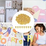 KINBOM 600Pcs 8x15mm Gold Paper Fasteners Brads Split Pins DIY Scrapbooking view 5