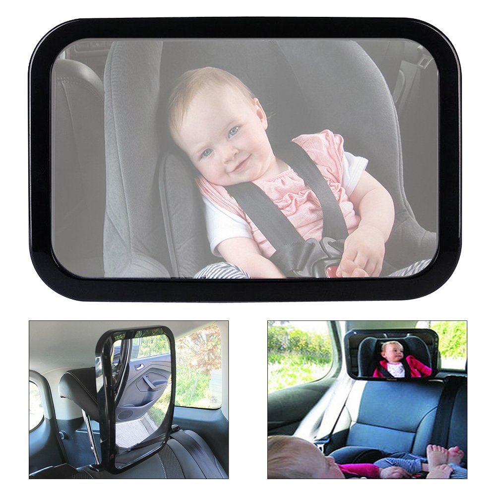 BW Car Rearview Mirror Safety Easy View Back Seat Mirror Baby Viewer Inside Rearview Mirror support Baby Care for Cars