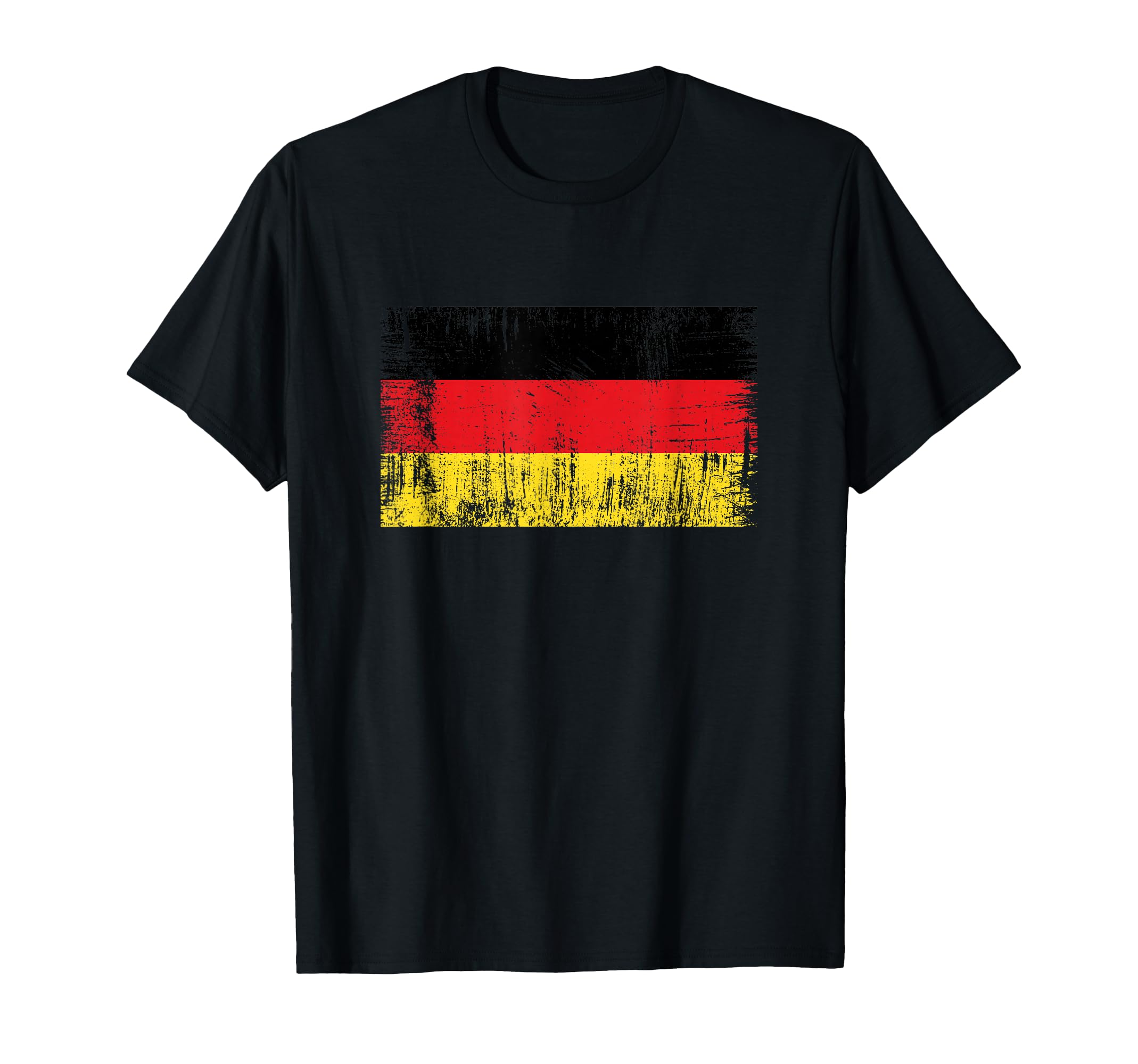 Distressed German Banner Fan Germany Flag Retro Vintage T-Shirt