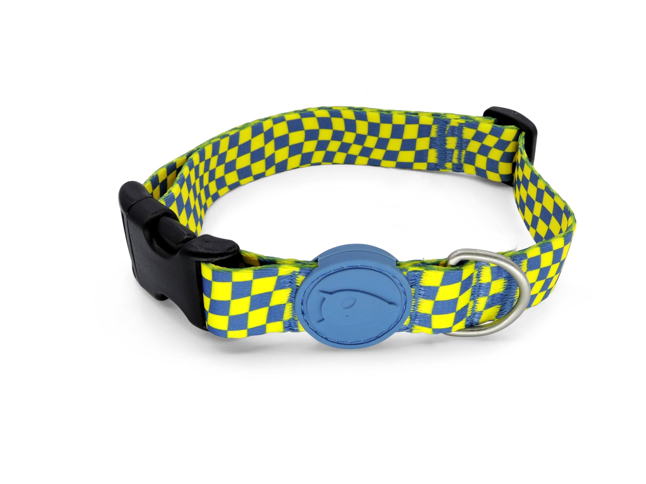 MORSO® Dog Collar, Small, Yellow and Light Blue