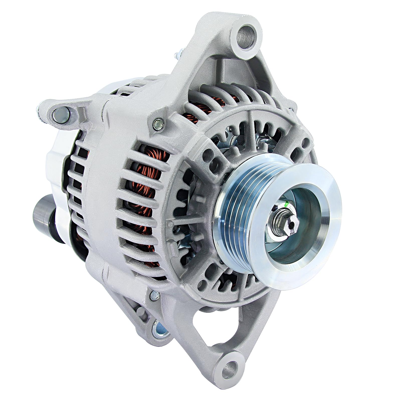 Photo 1 of Jeep Dodge Alternator Replacement New for 1991-1998 Wrangler Cherokee 2.5 4.0 L4 L6, 93-98 Grand Cherokee, 91-92 Comanche, 97-98 TJ Dakota, 56005685 85AB 84 121000-3450 3452 3600 3440 13341N