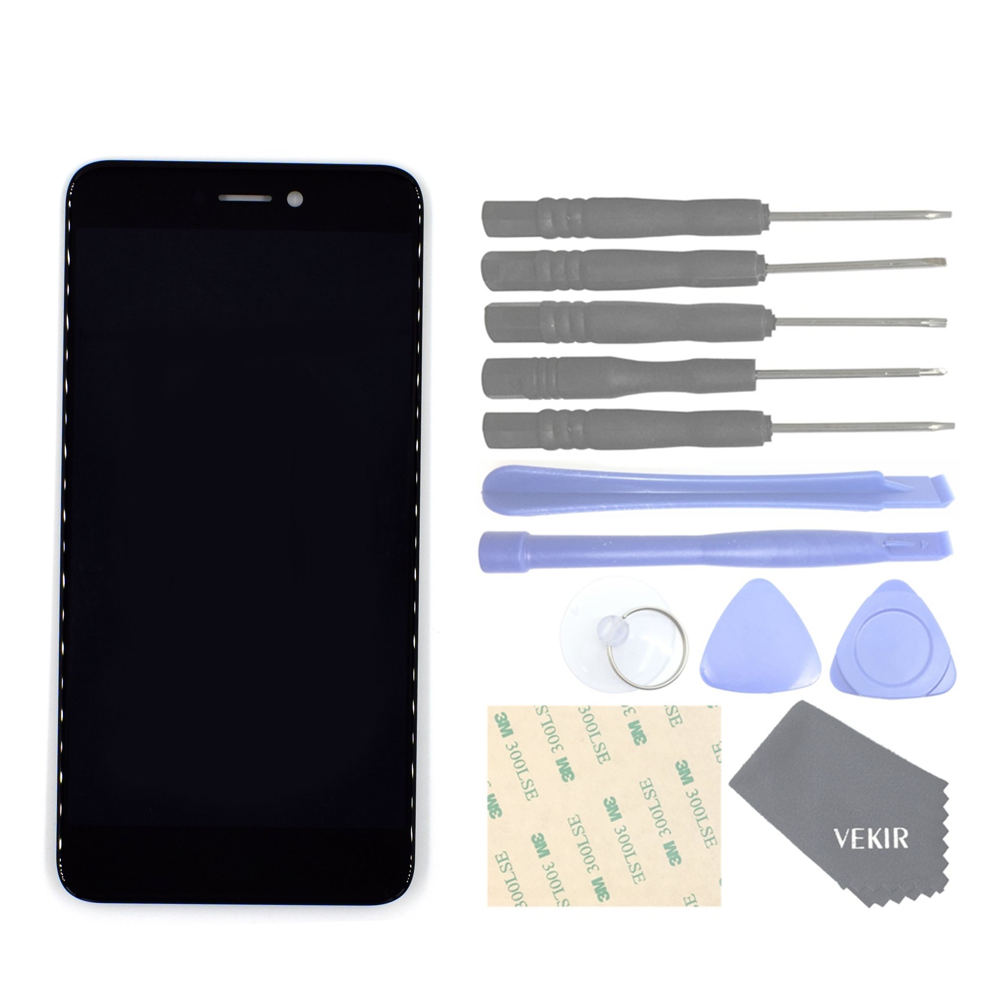 VEKIR Touch Display Digitizer Screen Replacement for Huawei P8 Lite (2017)/Honor 8 Lite/Nova Lite(5.2")(BLACK)