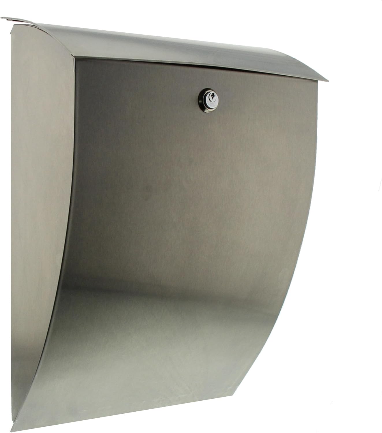 BURG-WÄCHTER Milano 3843 ES Buzón de acero con tope de apertura
