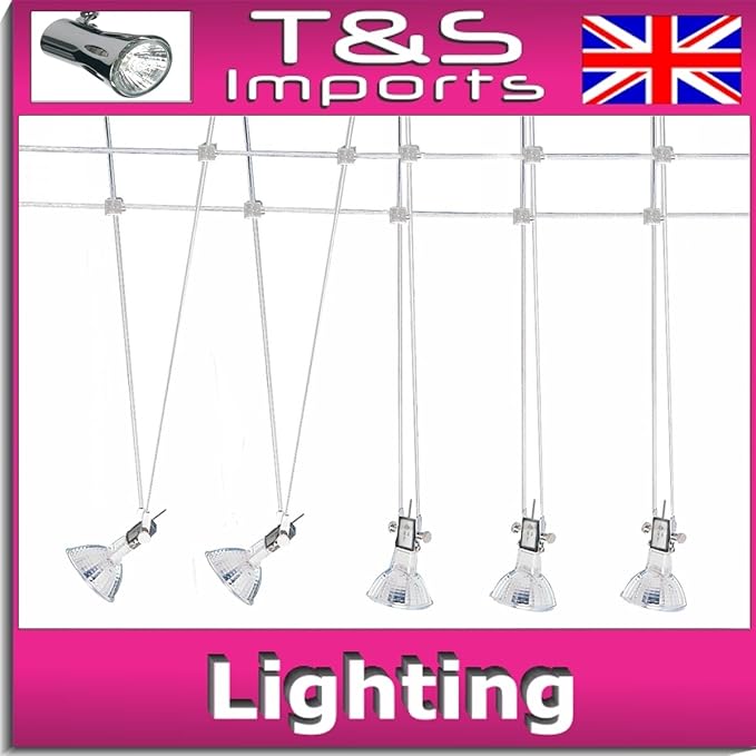 LOW VOLTAGE CEILING LIGHT HALOGEN SPOTLIGHT CABLE KIT Amazon.co.uk