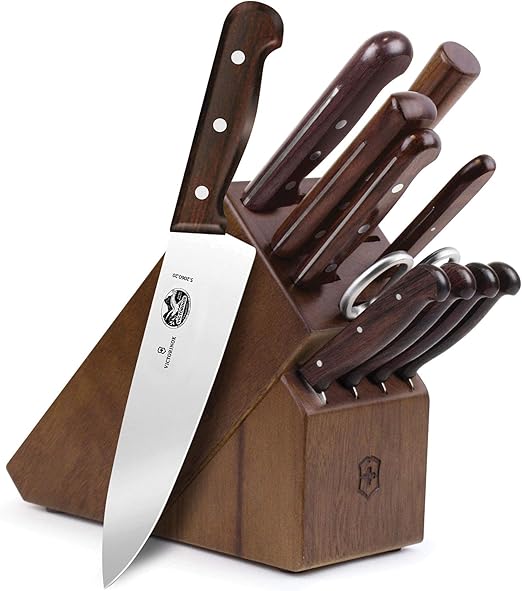Amazon Com Victorinox Rosewood 12 Piece Knife Block Set Kitchen