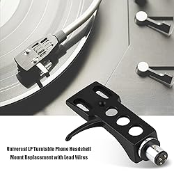 Phono Headshell with Wires, Universal Turntable