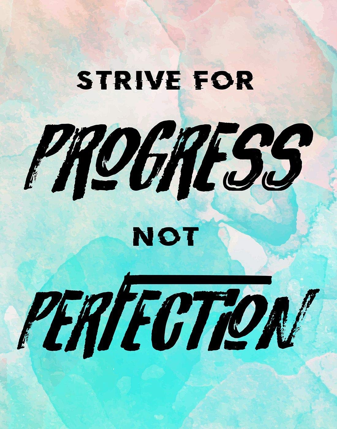 Amazon.com: Fitness Motivational Wall Art - “Strive For Progress Not