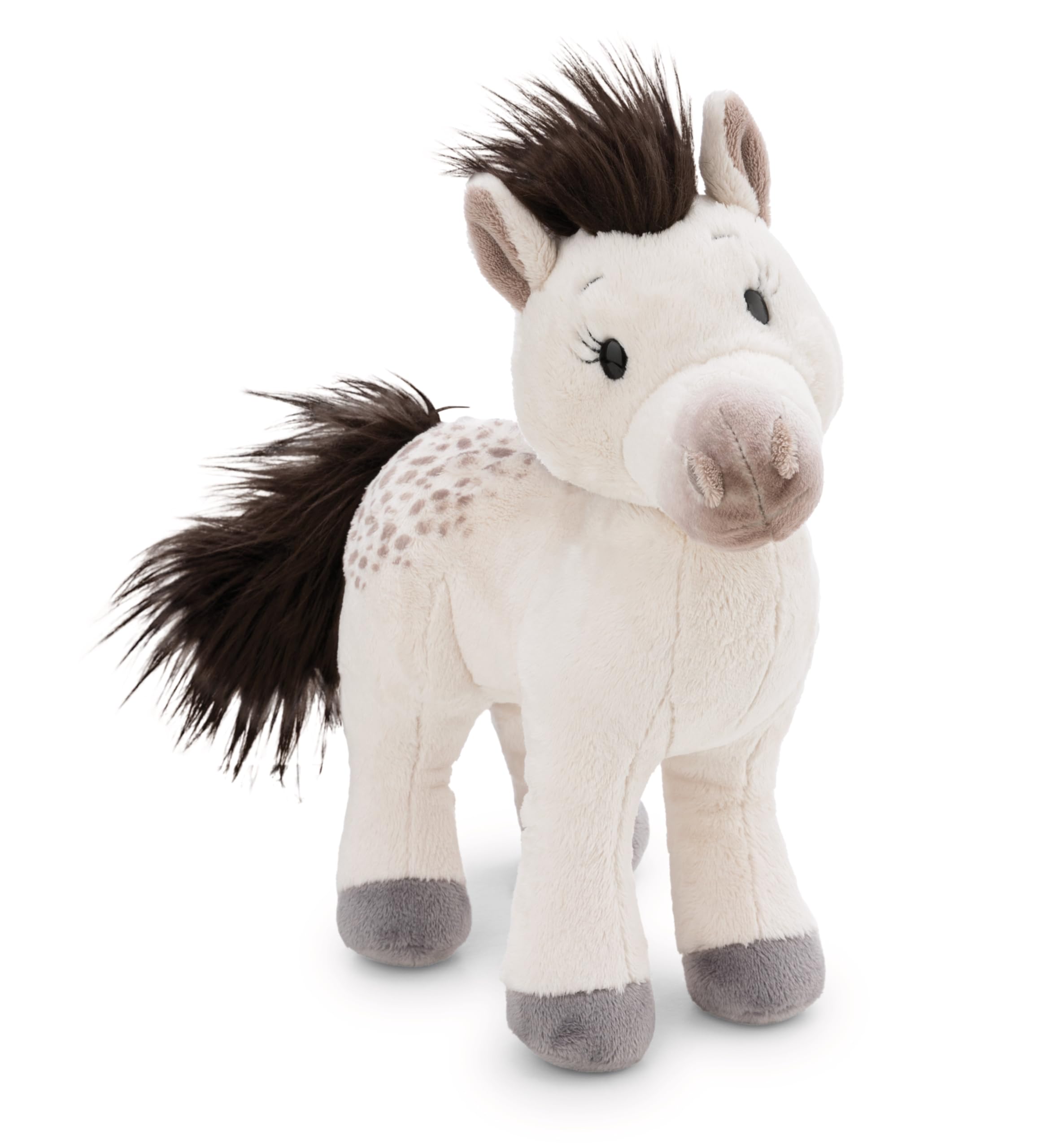 Kuscheltier Pferd Mony K. Pony 27cm - weiß - Weiches NICI Plüschtier – niedliches Stofftier zum Kuscheln & Spielen – tolle Geschenkidee für Kinder & Erwachsene | 62237